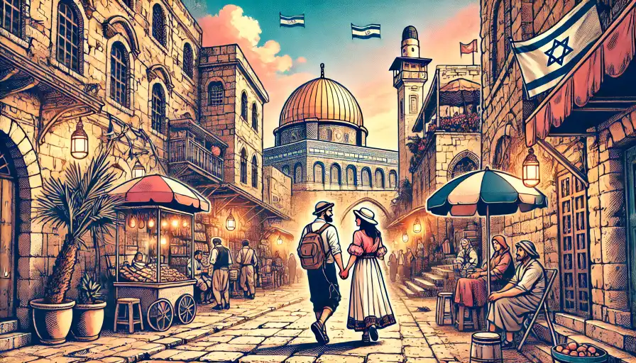 💖 מסלול טיול רומנטי ואטרקציות לזוגות בירושלים – החוויות שאסור לפספס!
